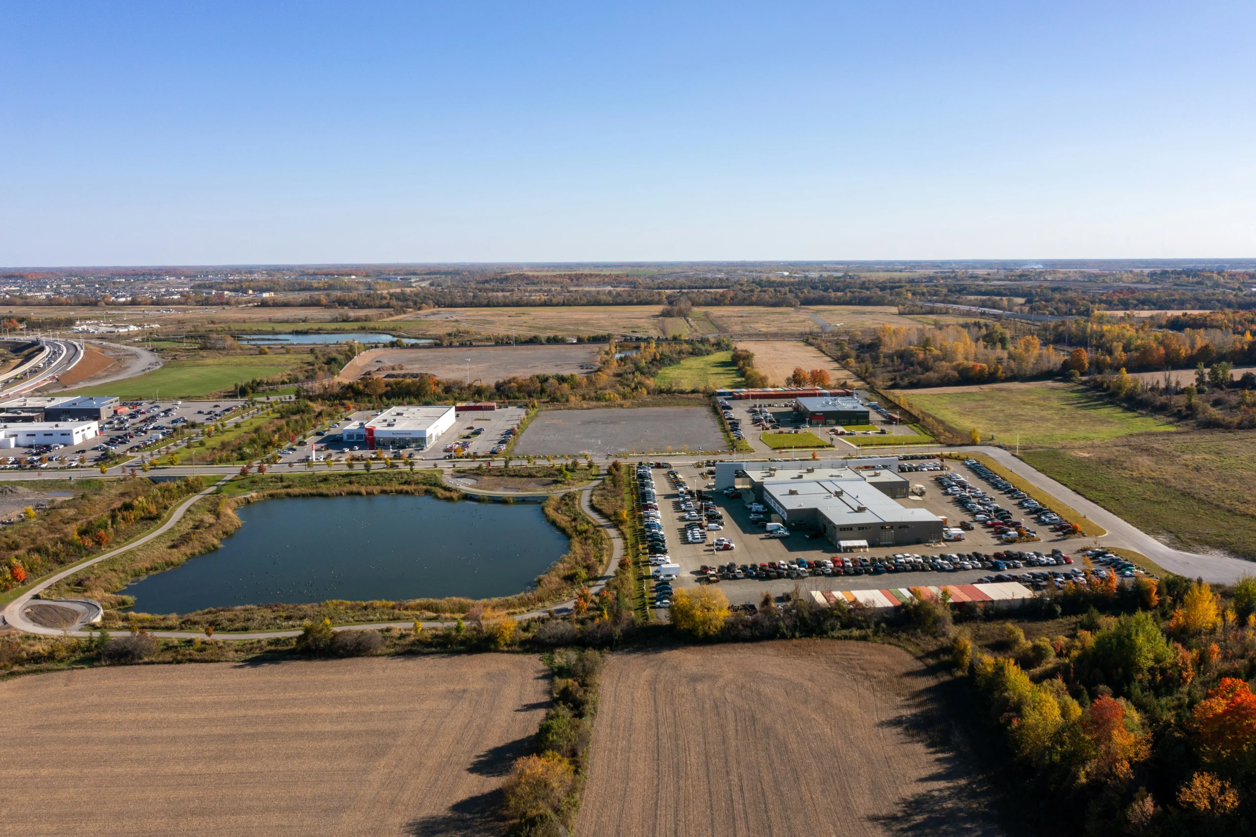 Industrial land and commercial properties available